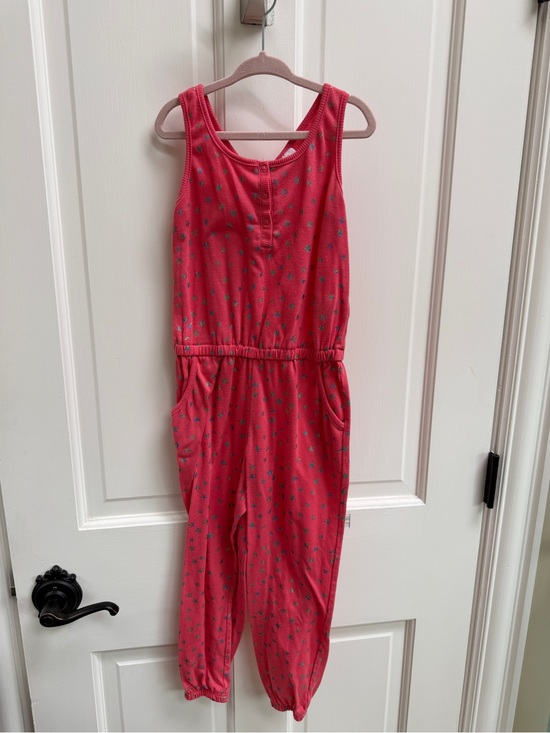 More Than Magic Other - More Than Magic XS 4 5 Girls Pink Sleeveless Jumpsuit with Stars